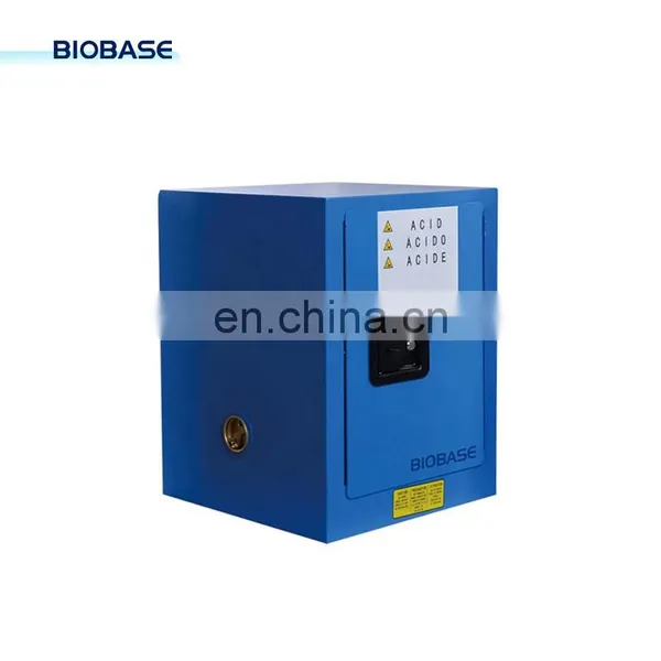 BIOBASE China Factory Direct Sale Blue Safety Storage Cabinet BKSC-90B Weak Acid and Alkali Chemicals Storage Cabinet photo-3