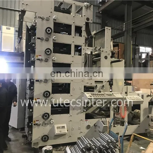 UTR480 Multicolor Electric Pad Sticky Note Flexo Printing Machine, Cardboard Box Roll Flexographic Printer Machinery photo-2