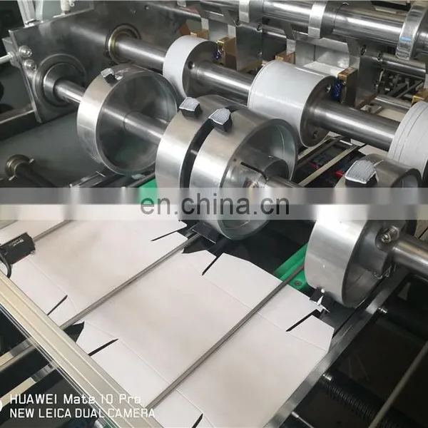 HBM1000 Automatic 3D 3-dimensional 4 Corner French Fried Chips Hamburger Burger Paper Box Making Machine photo-3