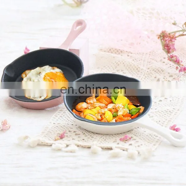 Thickened Enamel Cast Iron Steak Non-stick Frying-pan Striped Pan Barbecue Frying-pan photo-2