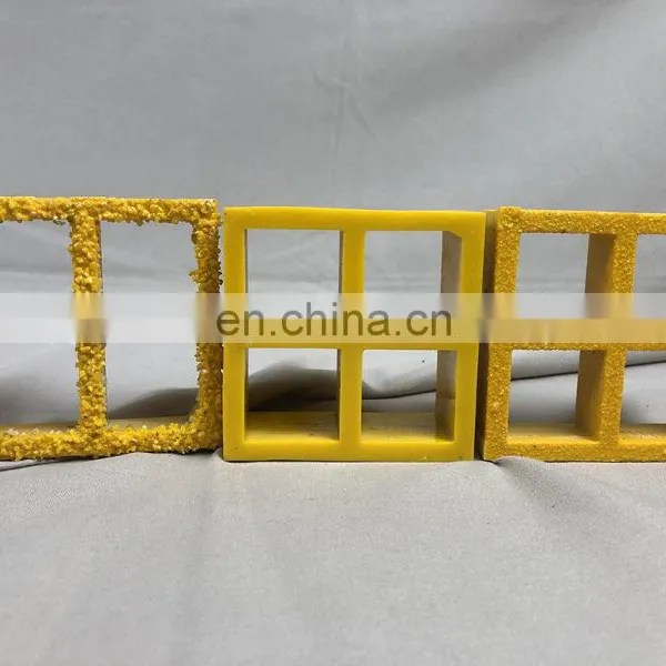 Fiberglass Grille High Quality High Strength Light Weight Customized 38*38*38mm 25*25*25mm 50*50*50mm FRP Molded Grating photo-2