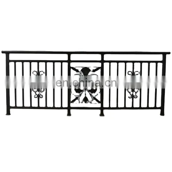 High Quality Hot Design Square Tube Decorative Zinc Steel Balustrade Zinc Steel Railing for Balcony and Terrace Railing
