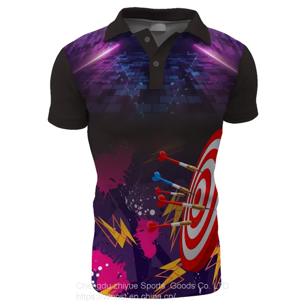 Custom Sublimation Fashion Dart Polo Shirts photo-2