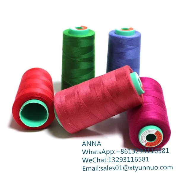 High Tenacity Dyed Spun 100% Polyester Sewing Thread photo-4