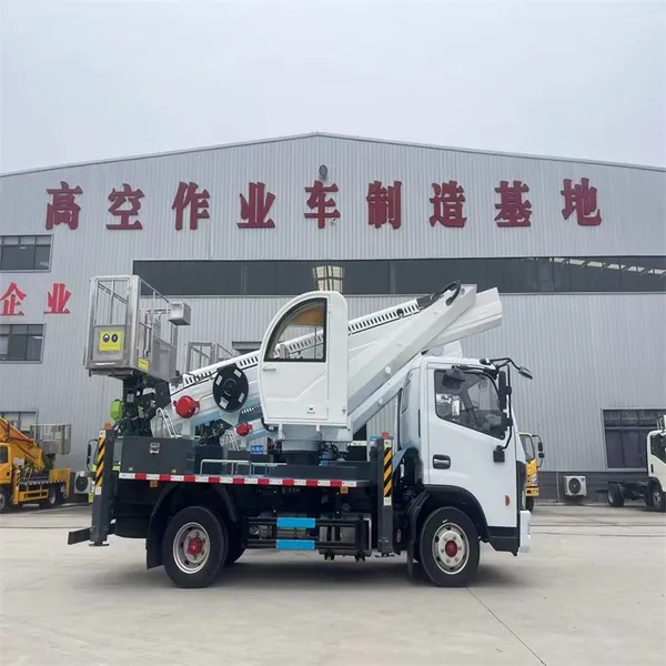 Export of Aerial Work Car Dongfeng Dolica 23 Meters Aerial Work Car Ruiat Aerial Equipment Export photo-2