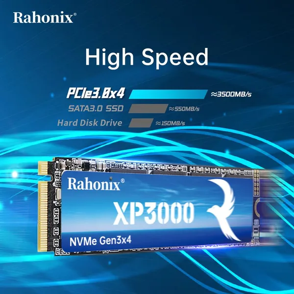 XP3000 Series M.2 NVMe 2280 PCIe3.0x4 SSD, Read Speed up to 3500MB/s photo-2