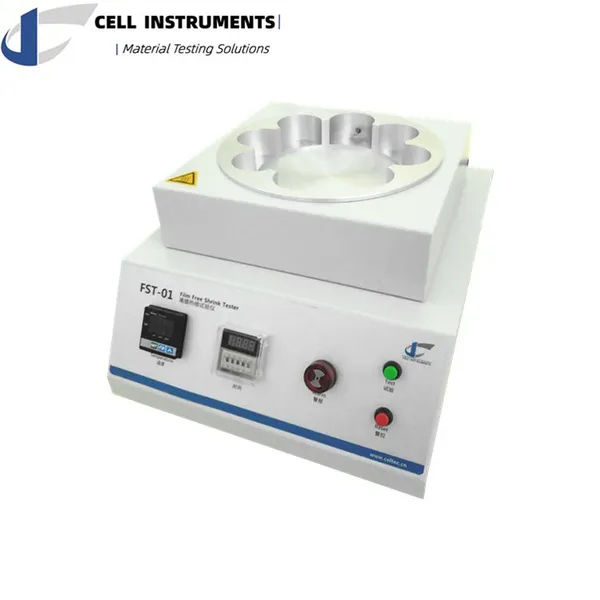 Plastic Package Tester Film Shrinkage Tester Oil Bath Heat Shrink Testing Machine ISO 14616 Shrink Tester photo-2