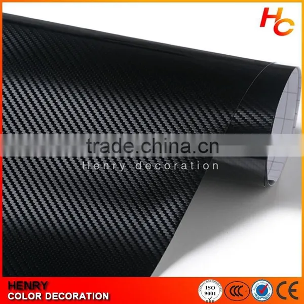 Newly Car Body Wrap Sticker Air Bubble Free 3D Carbon Fiber Film for Car photo-6