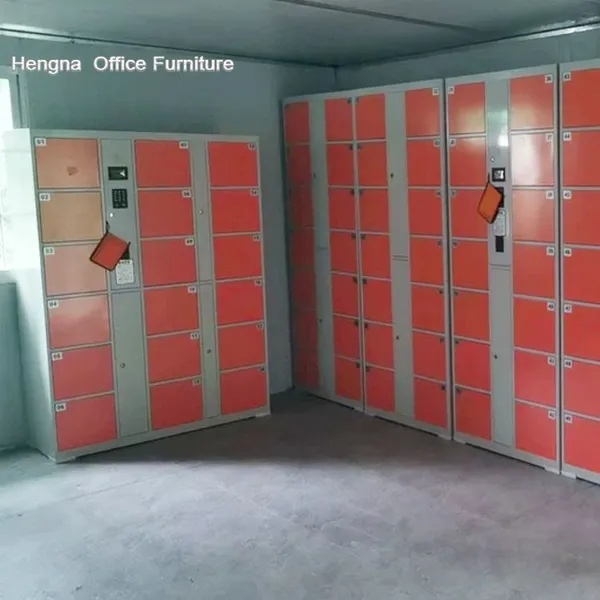 Apartment Building Electronic Locker - Package Delivery System with Mobile App Notification
