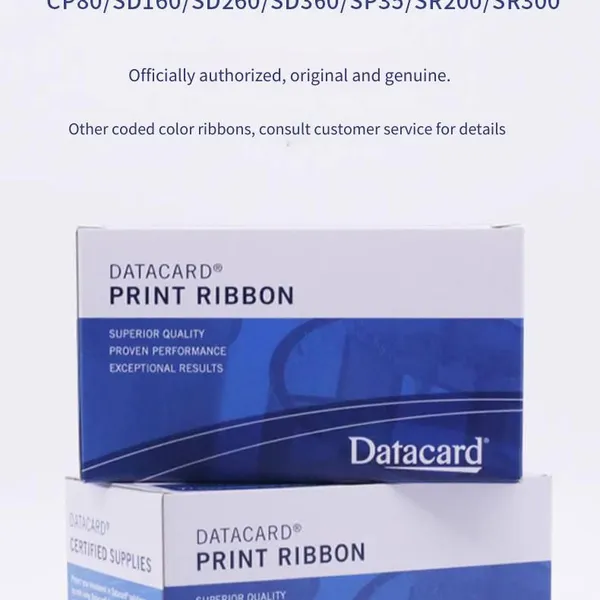 Datacard Cd800 Original Black Ribbon for id Card Printer 533000-053, 1500 Prints photo-3