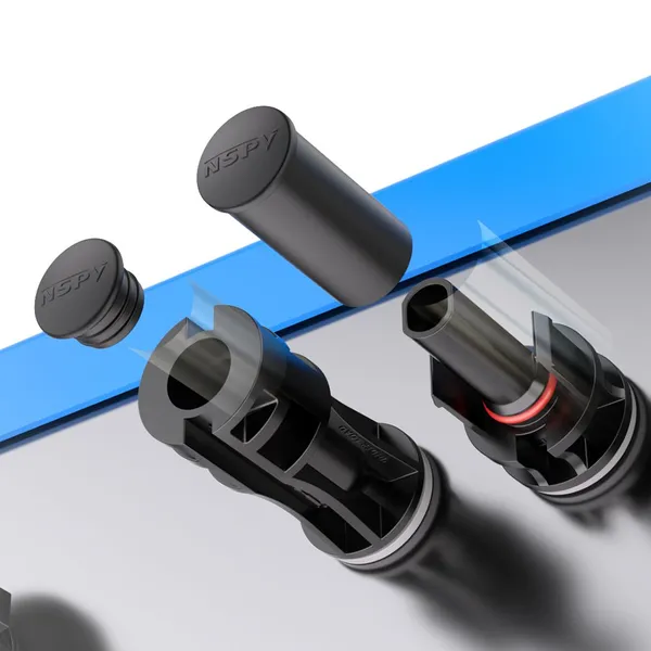 Solar Silicon Rubber Dust Caps Male and Female for DC Cable Connector Universal MC Type photo-3