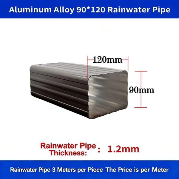Manufacturer of Aluminum Alloy Finished Drainage Pipes, Exterior Wall Rainwater Pipes, and Gutter Downspouts. photo-4