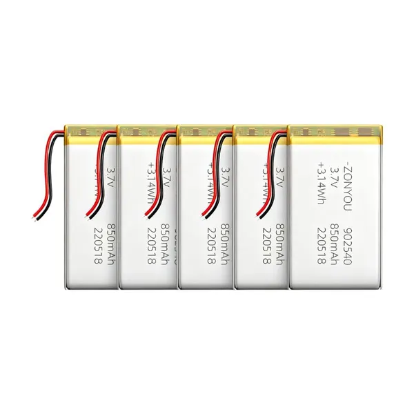 Wholesale High-Performance 902540 Pouch Cell Battery 850mAh LiCoO2 Cathode 500 Cycles for Consumer Electronics Power Tools Fans photo-4