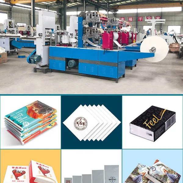 Automatic 1/4 Folding Paper Napkin Making Machine photo-3