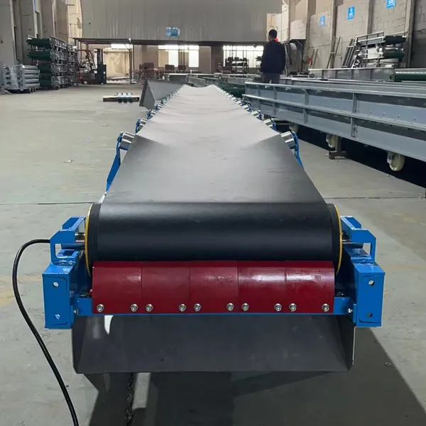 Heavy Duty Carbon Steel Frame Troughed Conveyor Custom Length photo-2