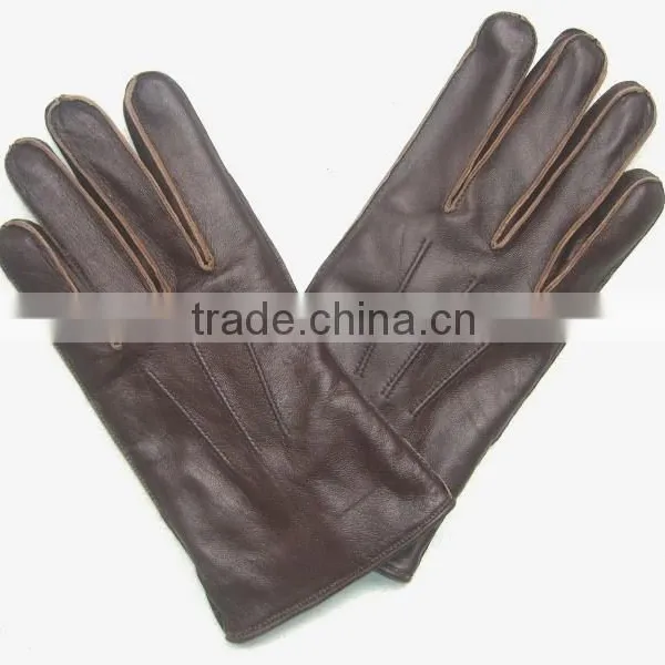 Winter Real Sheepskin Leather Gloves Women Bike MotorCycling photo-2