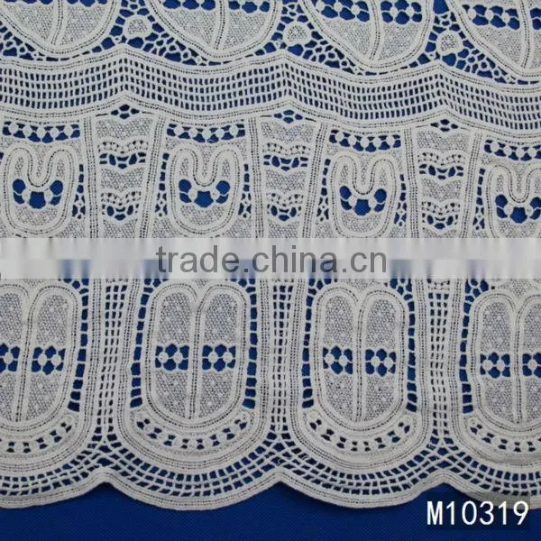 2015 Hot Sale Apparel Garment Accessories Purple French Chantilly Lace Fabric photo-2