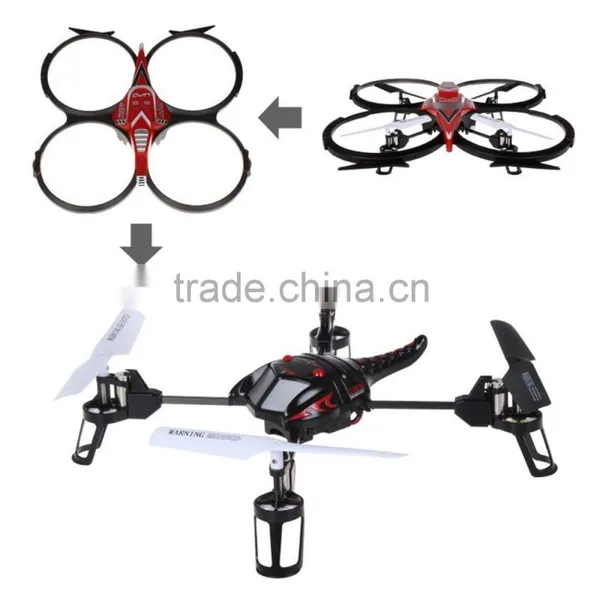 2.4g 4ch rc Drone With Camera Cheap rc Drone Helicopter With Light photo-3