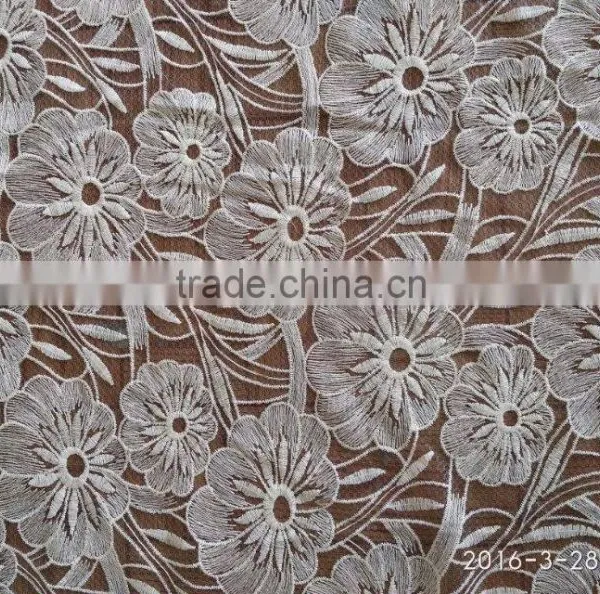 2016 Fashion Lace Accessory Hot 100 Cotton Fabric Net Lace Fabrics for Wedding photo-2