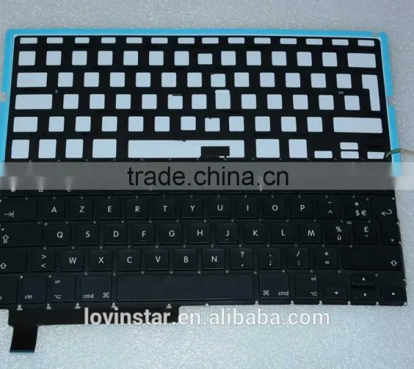 French Layout Laptop Keyboard Replacement LED Backlight For Macbook Pro 15" A1286 2008-2012 photo-6
