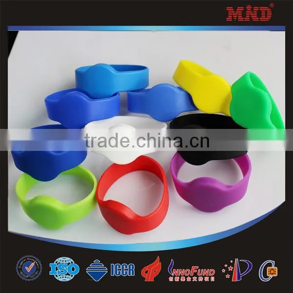 MDW71 Discount Silicone Anti-high Tempreture Passive Rfid Wristband 13.56mhz photo-6