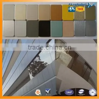 Factory Supply PVDF Above 4MM Decorative Wall Cladding Aluminum Composite Panels photo-4