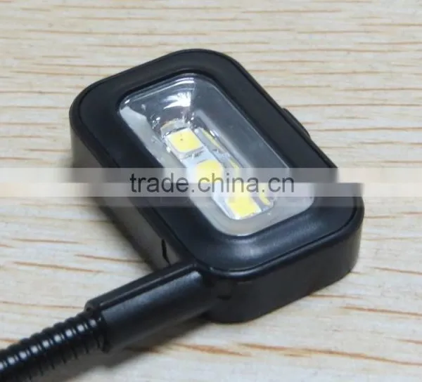 3 x 7lm SMT LED Gentle Ray LED Book Reading Lamp Gooseneck Reading Lamp photo-3