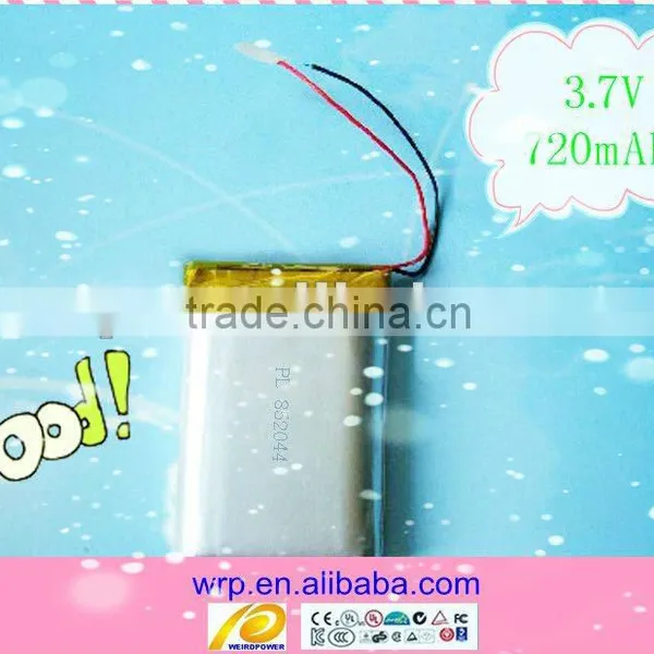 3.7v Li-ion Polymer Battery for Audio Products