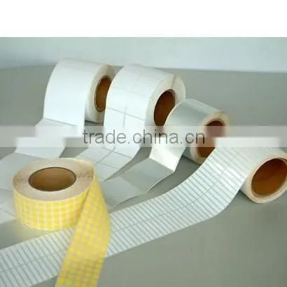 custom paper material blank white label roll wholesale