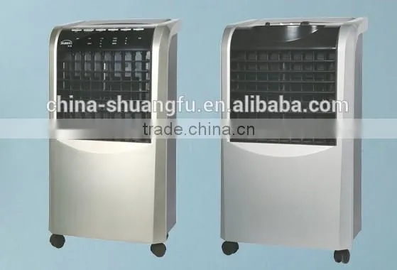China Low Power Consumption Electric Floor Standing Portable Water Based Motor Cooling Fan photo-3