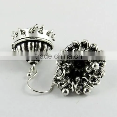 Oxidized Jhumka !! 925 Sterling Silver Earring, 925 Stamped Silver Jewelry, Buy Silver Jewelry photo-6