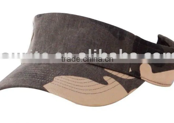 fashion camo sun visor,sports visor