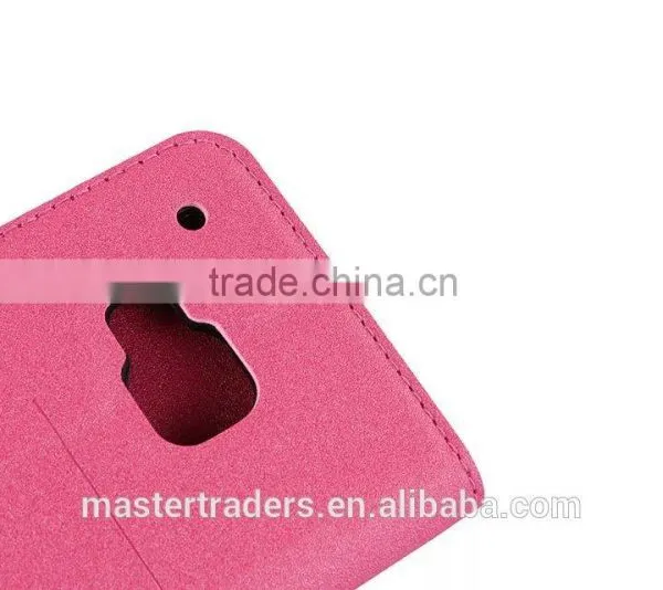 Frosted Auto Pull Flip Wallet PU Leather Case For HTC M9 MT-3024 photo-6