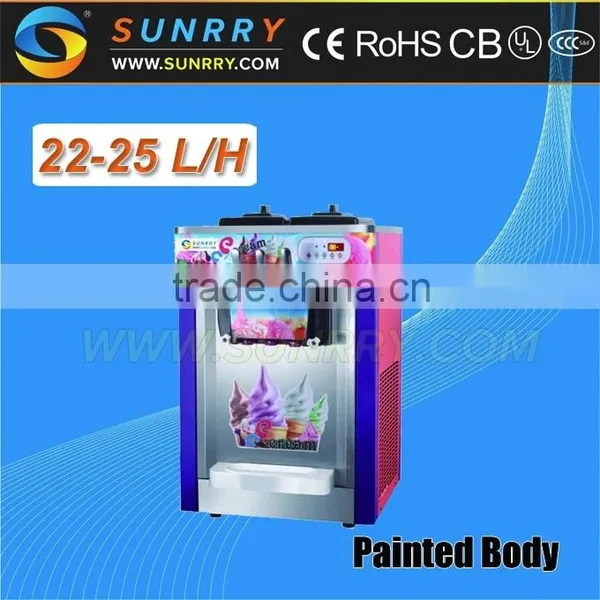 High Quality Mini Type Small Table Top Soft Serve Ice Cream Machine Quality Choice photo-2