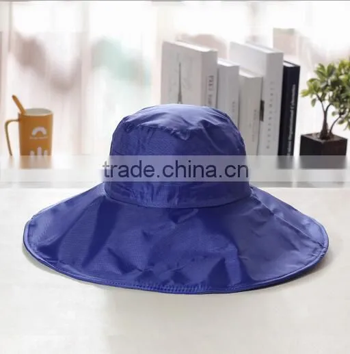 Fashion Lady Polyester Fabric Rain Hat Wholesale Factory Manufacture photo-4