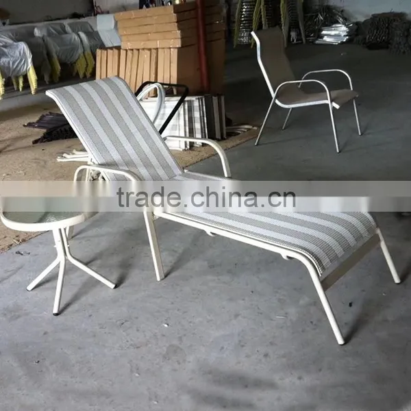 Outdoor Polyurethane Polyethylene Pool Chaise Chair Sun Lounger photo-5