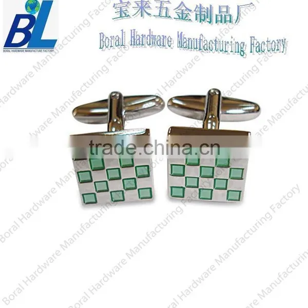 Unique Brass Custom Enamel Cufflinks for Gentlemen photo-3
