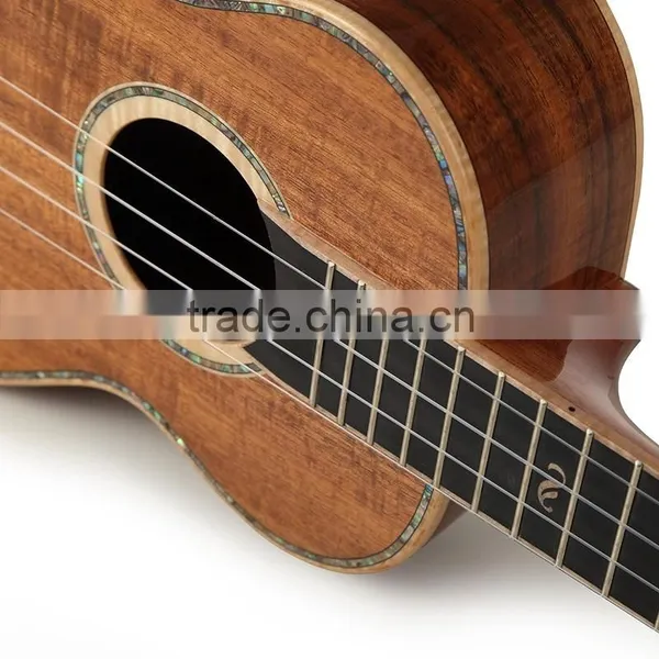All Solid Koa Wood Hawaii Ukuleles,high Gloss Finish With Golden Hareware photo-4