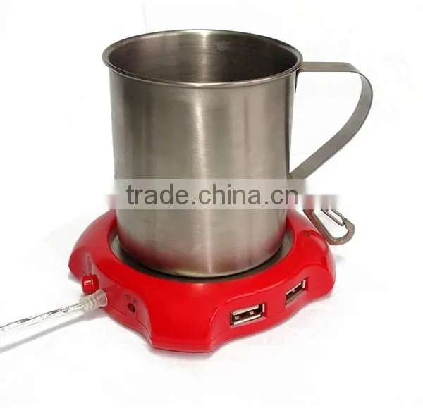 USB Cup Warmer Mug Heater With Usb Hub for Computer photo-2