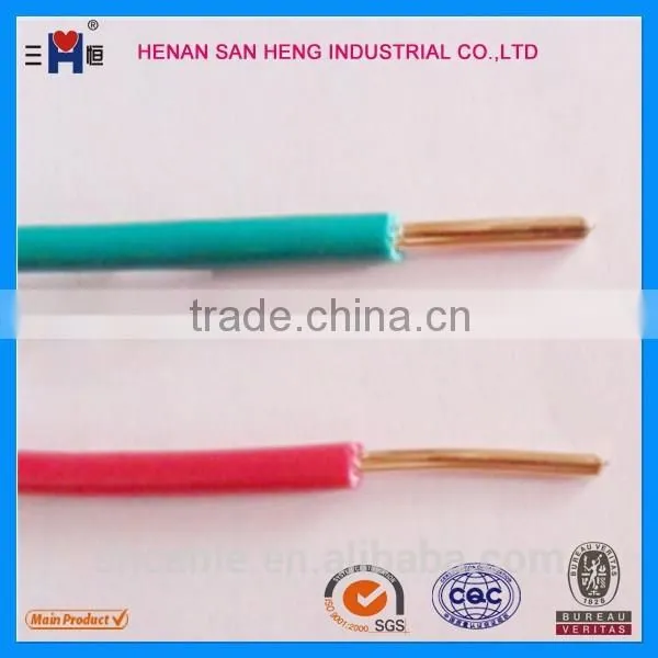 Copper Conductor PVC Insulated H05V-U/H07V-U Building Electrical Cable photo-3