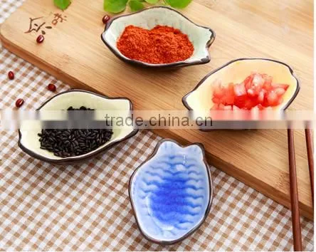 Leaves Small Ceramic Dishes BBX018 photo-2