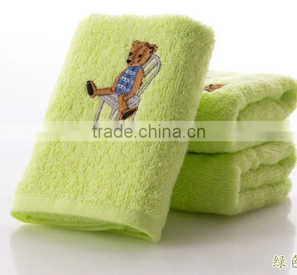 100% Cotton Plain Dyed Towels Without Border photo-4
