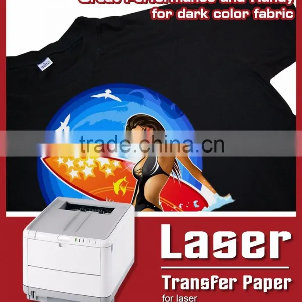 2016 Hot Selling Laser Dark Fabric Transfer Paper photo-2