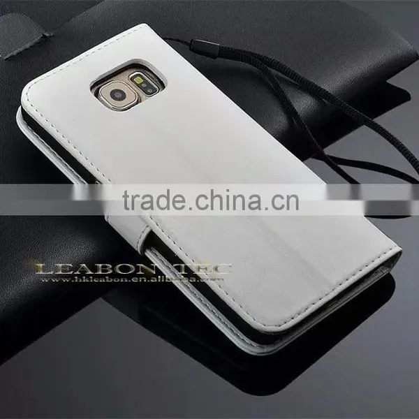 Shenzhen Factory Hot Selling Customs Genuine Leather Cheap Mobile Phone Case for Samsung Galaxy S6 photo-2