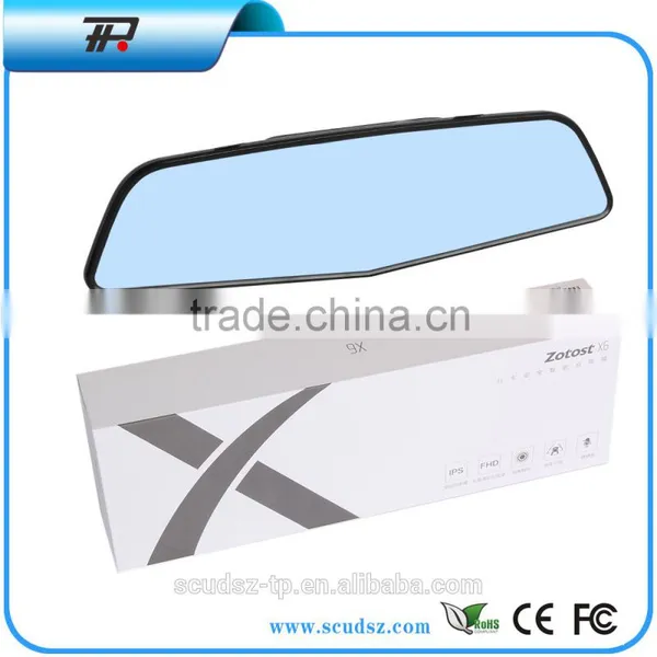 CARDVR HD1080P Touch Screen Mesh Hd Rearview Mirror Dual Cameras BlackThe Best photo-2