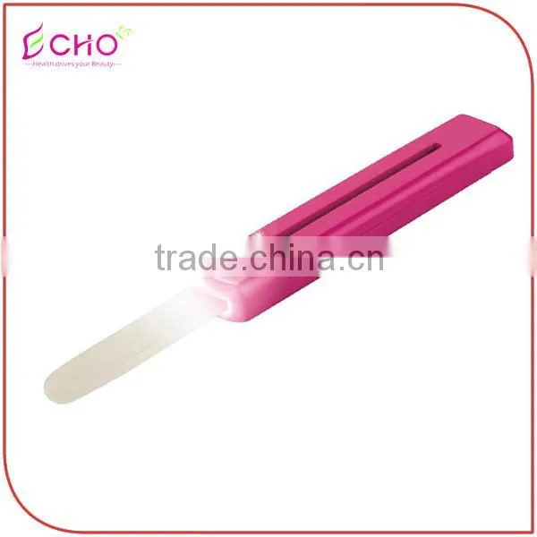 Hot Pink LED Light-up Glass Nail File photo-2
