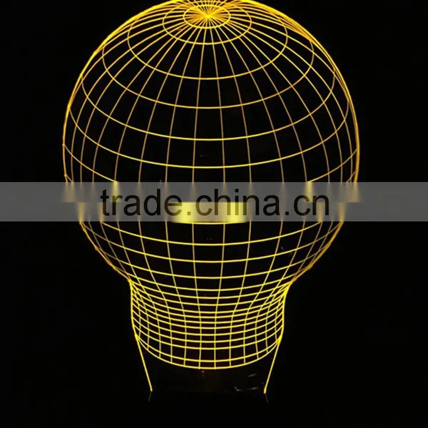 Snow Mountain Crystal Table Light Base Wedding 3d Optical Illusions Led Light Decoration photo-3