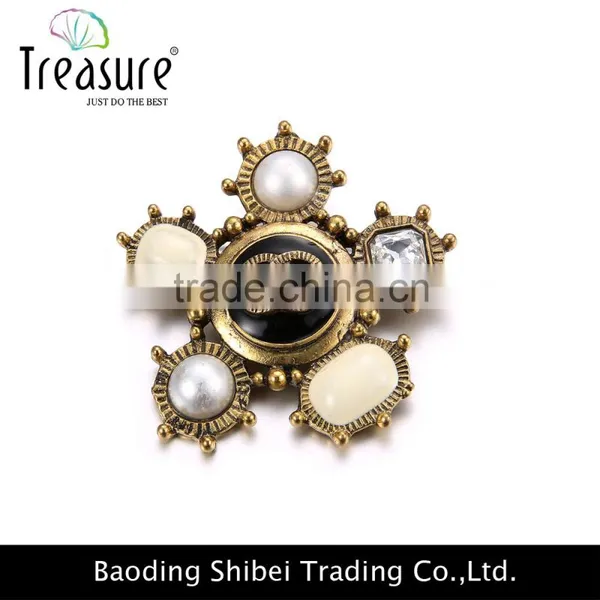 2015 Wholesale Latest Fashion New Model Flower Shape Musical Note Brooch With Best Price and High Quality photo-2