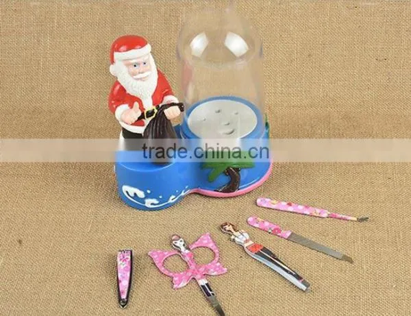 Hot Sale Christmas Gift Shaped Nail Art Tools in Case Can be Customized Manicure Pedicure Tool Sets photo-2