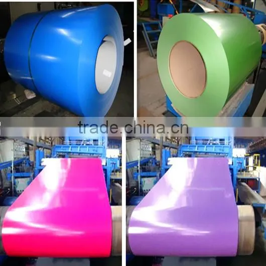 Matt Grain Precoated Prepainted Color Coated Aluzinc Iron Sheet photo-4